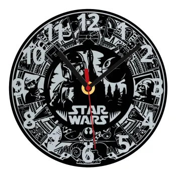 Star Wars Disk, Ρολόι τοίχου γυάλινο (20cm)