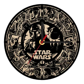 Star Wars Disk, Ρολόι τοίχου ξύλινο plywood (20cm)