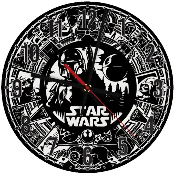 Star Wars Disk, Ρολόι τοίχου ξύλινο (30cm)