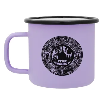 Star Wars Disk, Κούπα Μεταλλική εμαγιέ ΜΑΤ Light Pastel Purple 360ml