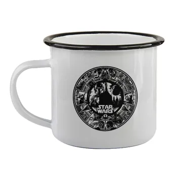 Star Wars Disk, Κούπα εμαγιέ με μαύρο χείλος 360ml