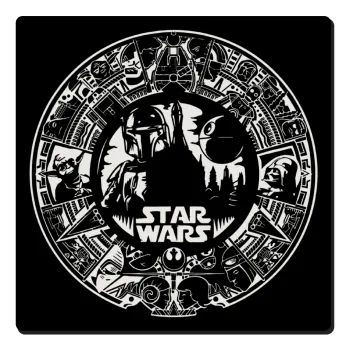 Star Wars Disk, Τετράγωνο μαγνητάκι ξύλινο 6x6cm
