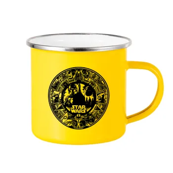 Star Wars Disk, Yellow Enamel Metallic Cup 360ml