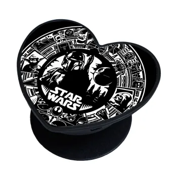 Star Wars Disk, Phone Holders Stand  καρδιά Μαύρο Βάση Στήριξης Κινητού στο Χέρι