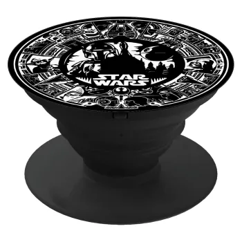 Star Wars Disk, Phone Holders Stand  Μαύρο Βάση Στήριξης Κινητού στο Χέρι