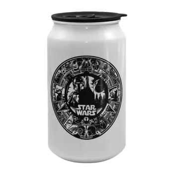 Star Wars Disk, Κούπα ταξιδιού μεταλλική με καπάκι (tin-can) 500ml