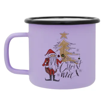 Santa Claus gold, Κούπα Μεταλλική εμαγιέ ΜΑΤ Light Pastel Purple 360ml