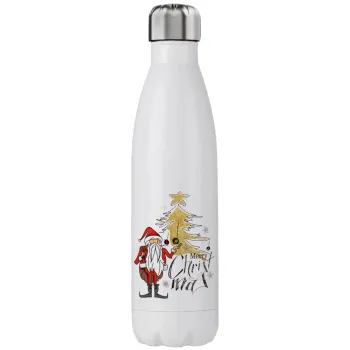 Santa Claus gold, Stainless steel, double-walled, 750ml