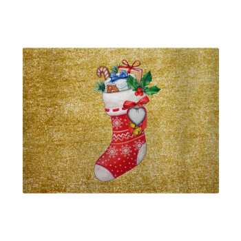 Xmas boot, Επιφάνεια κοπής γυάλινη (38x28cm)