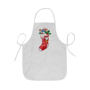 Xmas boot, Ποδιά Σεφ ολόσωμη κοντή  Παιδική (44x62cm)