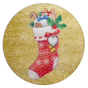 Xmas boot, Επιφάνεια κοπής γυάλινη στρογγυλή (30cm)