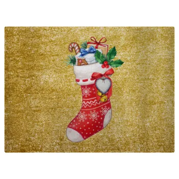 Xmas boot, Επιφάνεια κοπής γυάλινη (38x28cm)