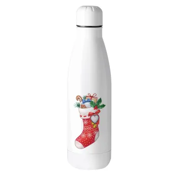 Xmas boot, Μεταλλικό παγούρι θερμός (Stainless steel), 500ml