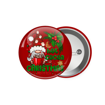 Hot cocoa and Christmas movies, Κονκάρδα παραμάνα 7.5cm