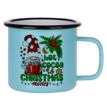 Hot cocoa and Christmas movies, Κούπα Μεταλλική εμαγιέ ΜΑΤ σιέλ 360ml