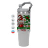ΓΚΡΙ χρώματος Θερμός Ανοξείδωτο 890ml (30oz) με χερούλι