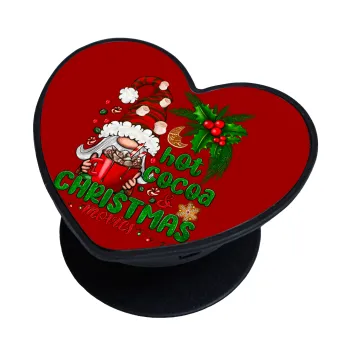 Hot cocoa and Christmas movies, Phone Holders Stand  καρδιά Μαύρο Βάση Στήριξης Κινητού στο Χέρι
