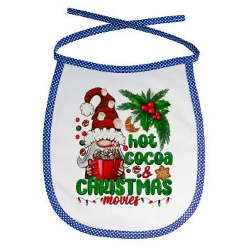 Hot cocoa and Christmas movies, Σαλιάρα μωρού αλέκιαστη με κορδόνι Μπλε