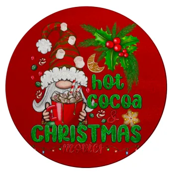 Hot cocoa and Christmas movies, Επιφάνεια κοπής γυάλινη στρογγυλή (30cm)