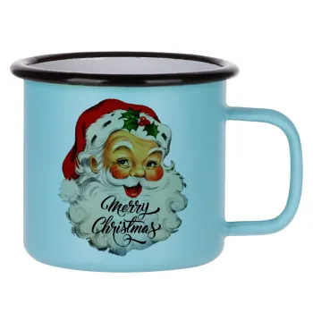 Santa vintage, Κούπα Μεταλλική εμαγιέ ΜΑΤ σιέλ 360ml