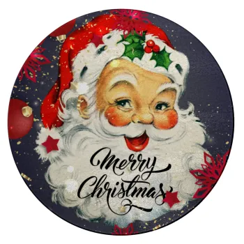 Santa vintage, Επιφάνεια κοπής γυάλινη στρογγυλή (30cm)