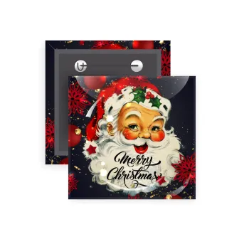 Santa vintage, Κονκάρδα παραμάνα τετράγωνη 5x5cm