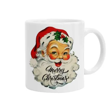 Santa vintage, Κούπα, κεραμική, 330ml