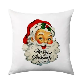 Santa vintage, Μαξιλάρι καναπέ 40x40cm περιέχεται το  γέμισμα