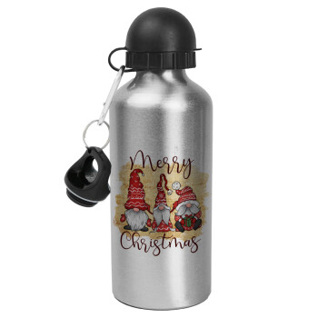 Xmas Elves, Metallic water jug, Silver, aluminum 500ml