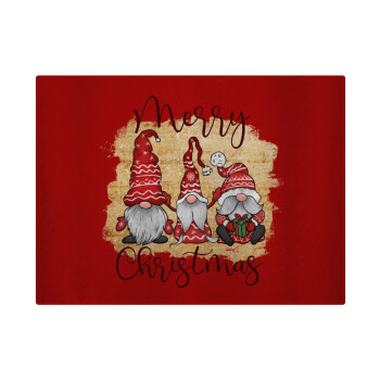 Xmas Elves, Επιφάνεια κοπής γυάλινη (38x28cm)