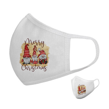 Xmas Elves, Μάσκα υφασμάτινη υψηλής άνεσης παιδική (Δώρο πλαστική θήκη)