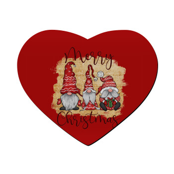 Xmas Elves, Mousepad heart 23x20cm
