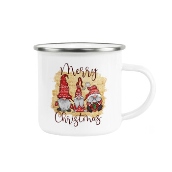 Xmas Elves, Κούπα Μεταλλική εμαγιέ λευκη 360ml