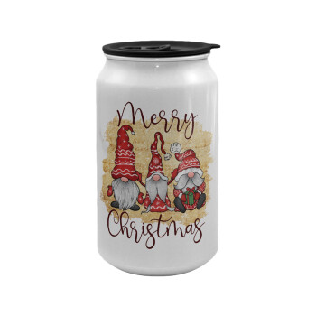 Xmas Elves, Κούπα ταξιδιού μεταλλική με καπάκι (tin-can) 500ml