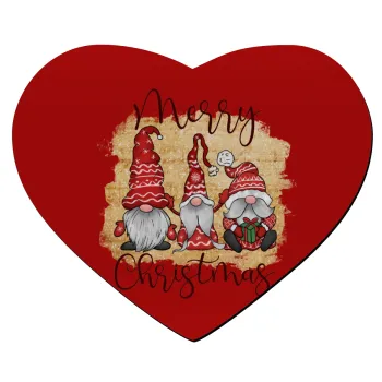 Xmas Elves, Mousepad καρδιά 23x20cm