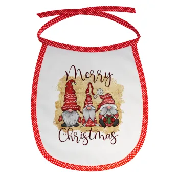 Xmas Elves, Σαλιάρα μωρού αλέκιαστη με κορδόνι Κόκκινη