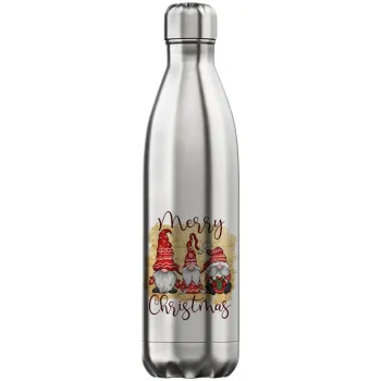 Xmas Elves, Inox (Stainless steel) hot metal mug, double wall, 750ml