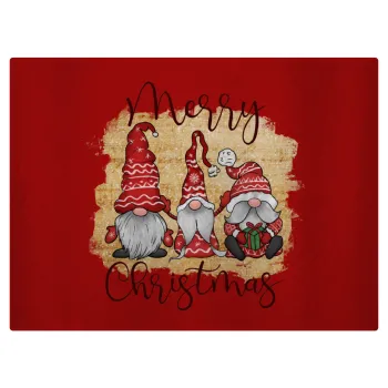 Xmas Elves, Επιφάνεια κοπής γυάλινη (38x28cm)