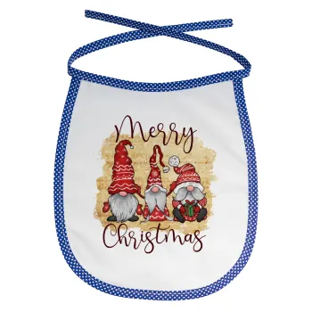 Xmas Elves, Σαλιάρα μωρού αλέκιαστη με κορδόνι Μπλε