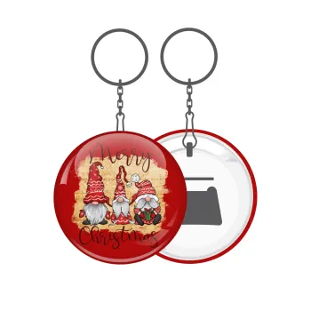 Xmas Elves, Μπρελόκ μεταλλικό 5cm με ανοιχτήρι