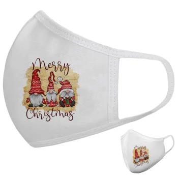 Xmas Elves, Μάσκα υφασμάτινη υψηλής άνεσης παιδική (Δώρο πλαστική θήκη)