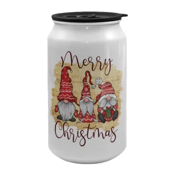 Xmas Elves, Κούπα ταξιδιού μεταλλική με καπάκι (tin-can) 500ml