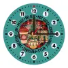 Wooden wall clock (20cm)