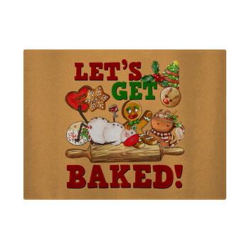 Let's get baked, Επιφάνεια κοπής γυάλινη (38x28cm)