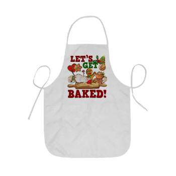 Let's get baked, Ποδιά Σεφ ολόσωμη κοντή  Παιδική (44x62cm)