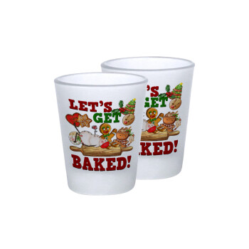 Let's get baked, Σφηνοπότηρα γυάλινα 45ml του πάγου (2 τεμάχια)