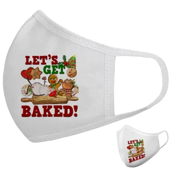 Let's get baked, Μάσκα υφασμάτινη υψηλής άνεσης παιδική (Δώρο πλαστική θήκη)