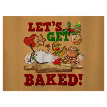 Let's get baked, Επιφάνεια κοπής γυάλινη (38x28cm)