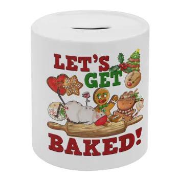 Let's get baked, Κουμπαράς πορσελάνης με τάπα