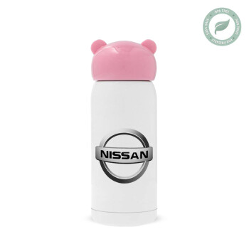 nissan, Ροζ ανοξείδωτο παγούρι θερμό (Stainless steel), 320ml